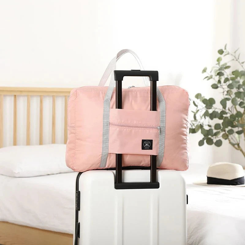 Sac de voyage pliable pour les compagnies aériennes, sac à main pour femmes et filles, léger, grande capacité, sport, week-end, voyage de nuit