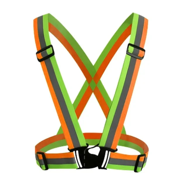 Vêtements de voiture pour la sécurité, gilet de sécurité routière jaune pour l'extérieur, pour la course, le cyclisme, le sport