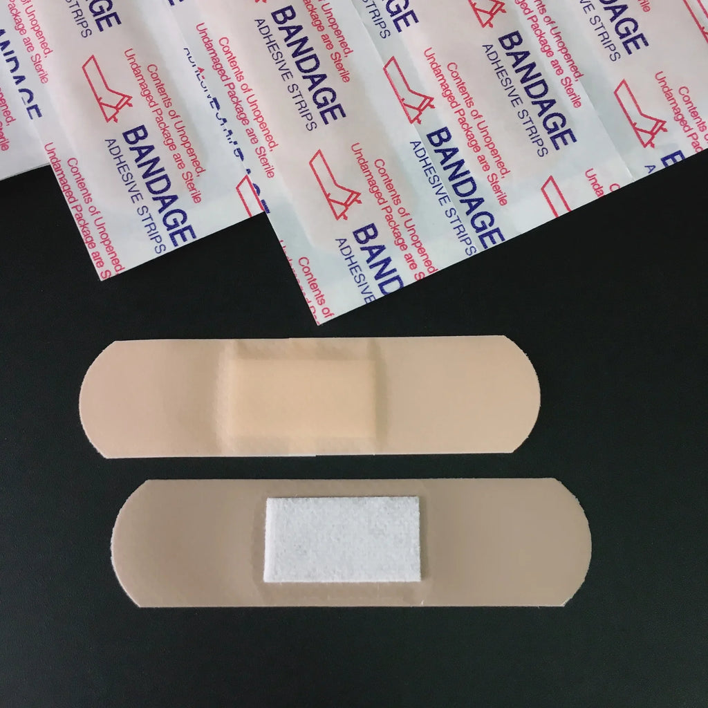 Pansements adhésifs ronds imperméables et respirants, 100 pièces, kit de premiers soins pour enfants, Kits d'urgence de Camping