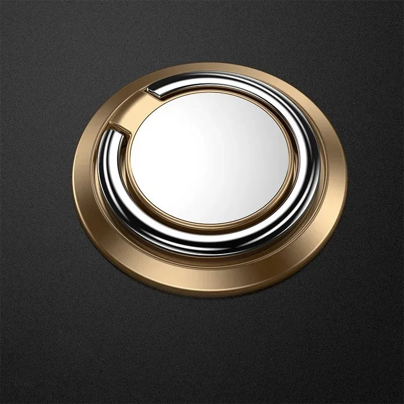 Support de bague de doigt, poignée rotative à 360 degrés pour téléphone portable et voiture, support magnétique pour arrière de téléphone, tampon autocollant universel