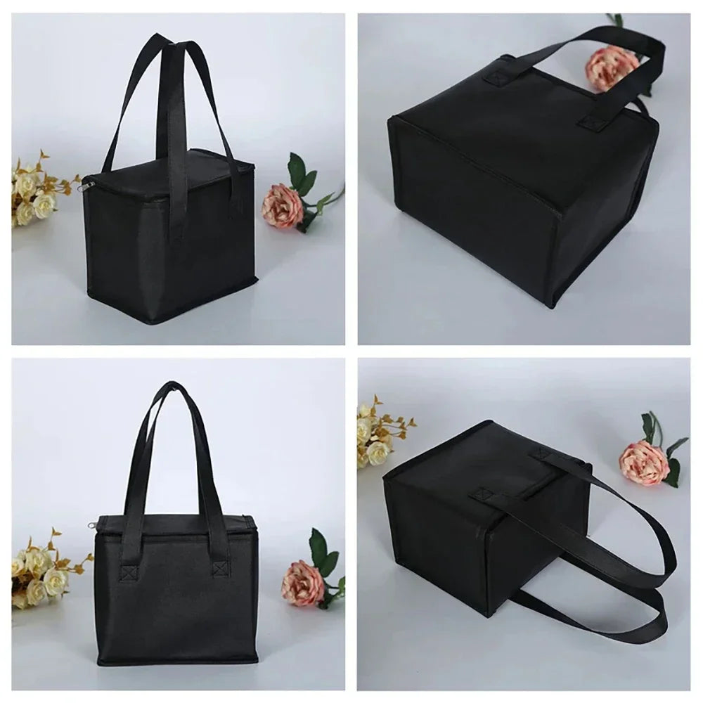 Sac isotherme Portable pour déjeuner, sac isotherme pliable pour pique-nique, sac thermique pour aliments, porte-boissons, sacs isolés, sac de livraison de bière