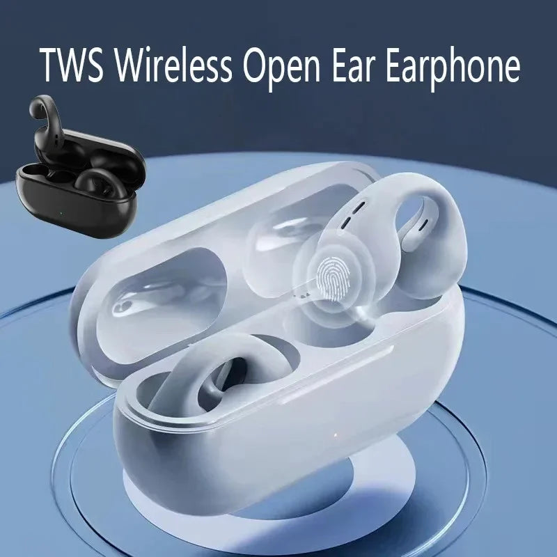 Nouveaux écouteurs sans fil à conduction osseuse T75 d'origine, Bluetooth 5.3, pour le sport, avec un son HiFi et une étanchéité optimale. Casque TWS étanche.