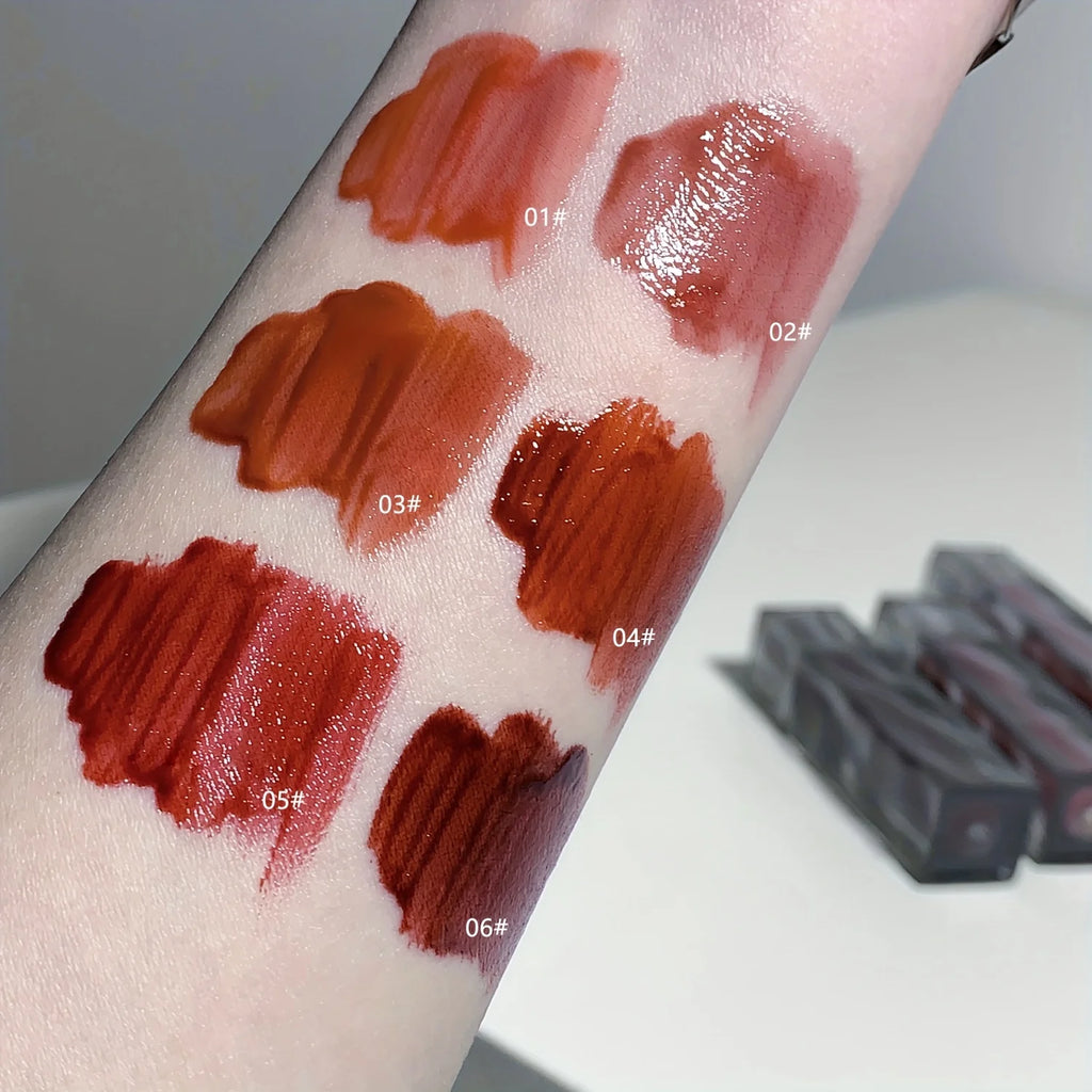 Gloss à lèvres effet miroir Ours Adorable - Rouge à lèvres liquide longue tenue, hydratant et sans transfert, à la texture aqueuse - Brillance luxueuse