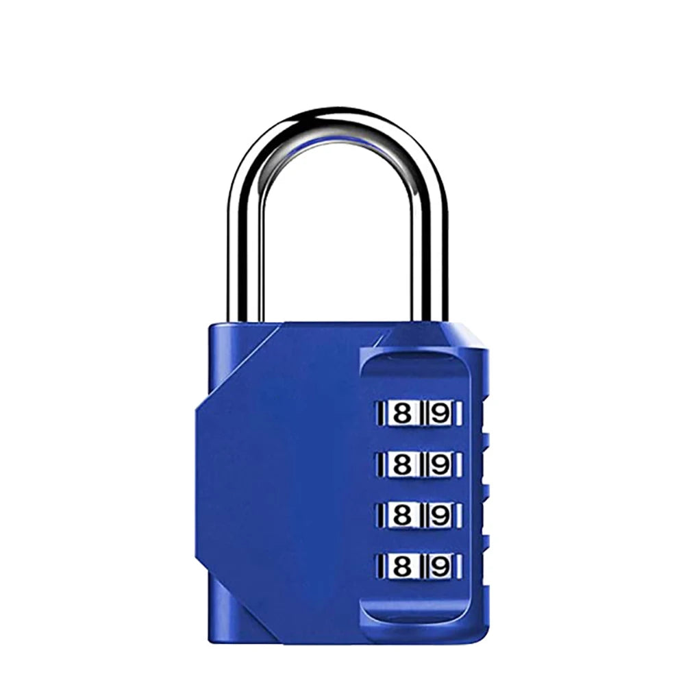 1pc Combination Lock Resettable 4 Digit Padlock with Combination Waterproof and Heavy Duty Combination Padlock Outdoor