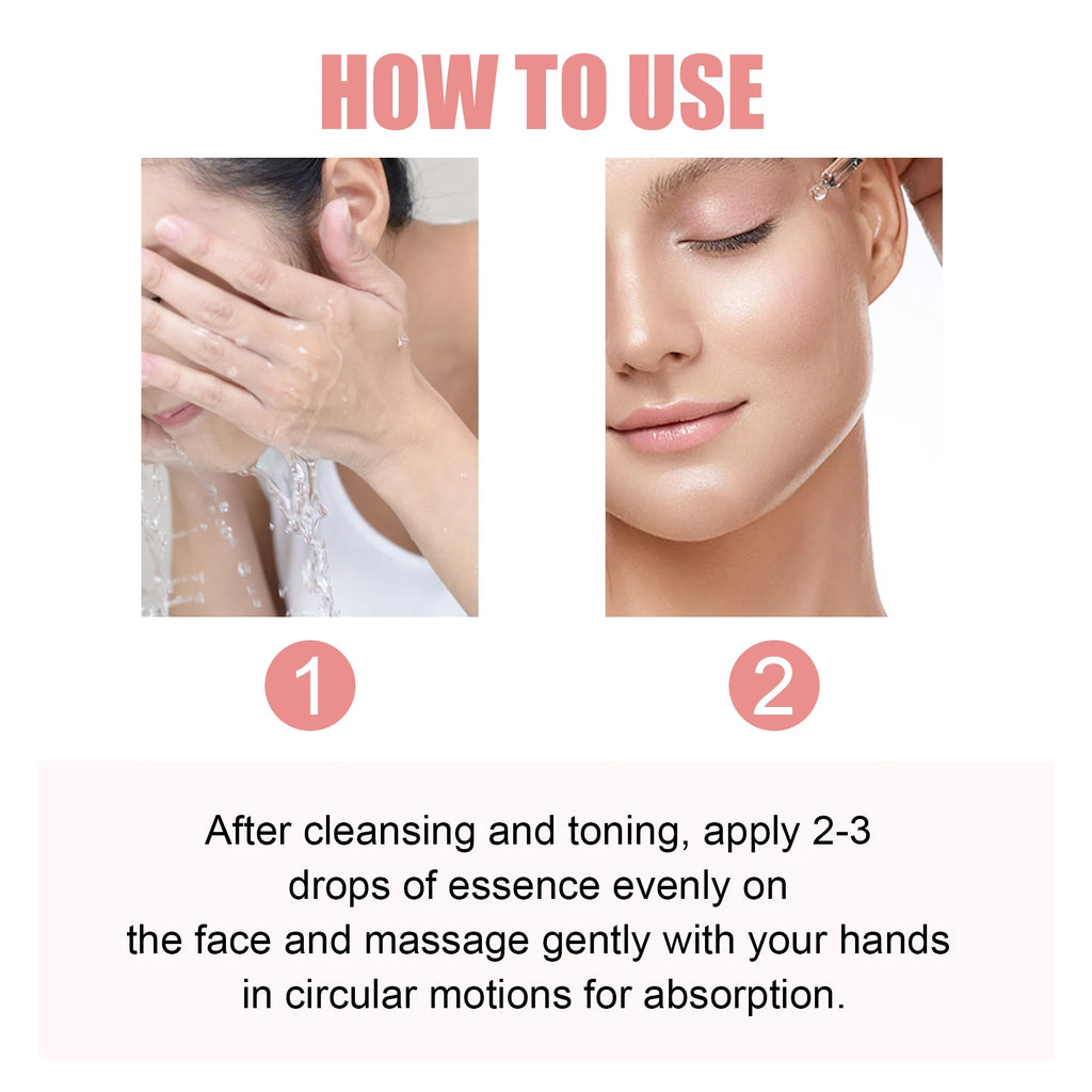 Sérum niacinamide 30ml éclaircissant les pores minimiseurs estompant les taches sombres hydratant uniformément le teint anti-âge du visage sérum non irritant