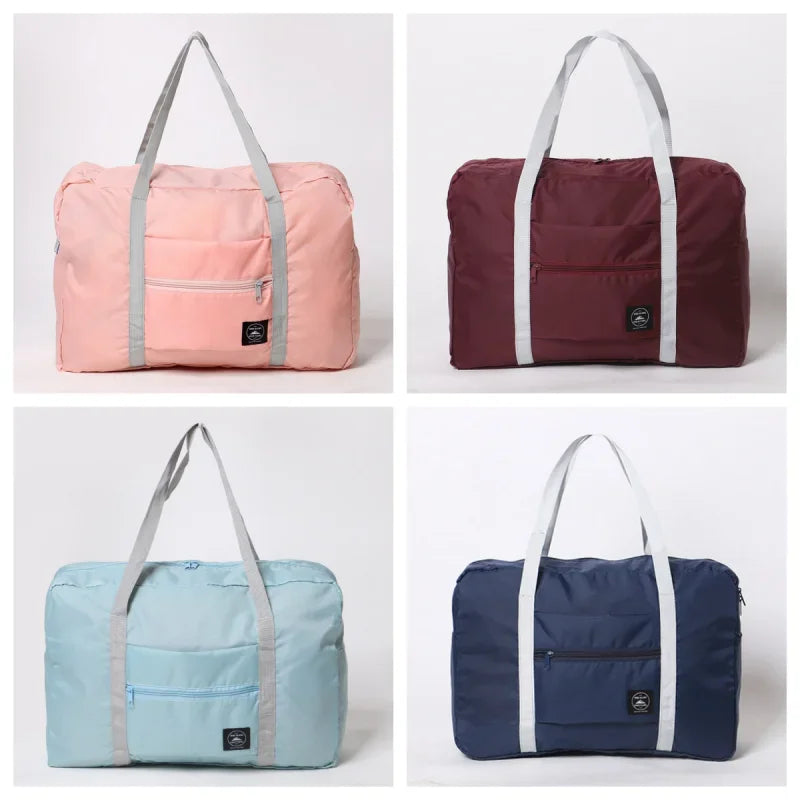 Sac de voyage pliable pour les compagnies aériennes, sac de transport pour femmes et filles, léger, grande capacité, sport, week-end, voyage de nuit