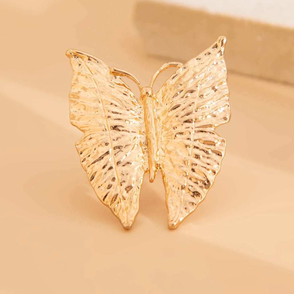 Ingemark 5 Styles créatifs Boho métal papillon fleurs bague pour femmes déclaration de mode 2025 réglable bague de mariage bijoux de mariage