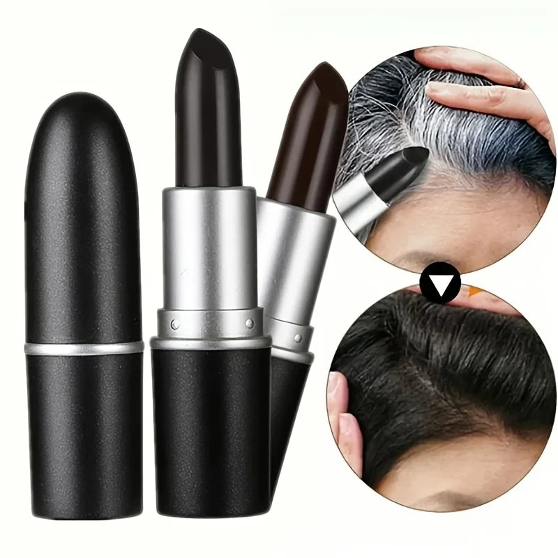 Stylo colorant temporaire à action rapide pour cheveux gris - Nouvelle coloration pour des retouches rapides