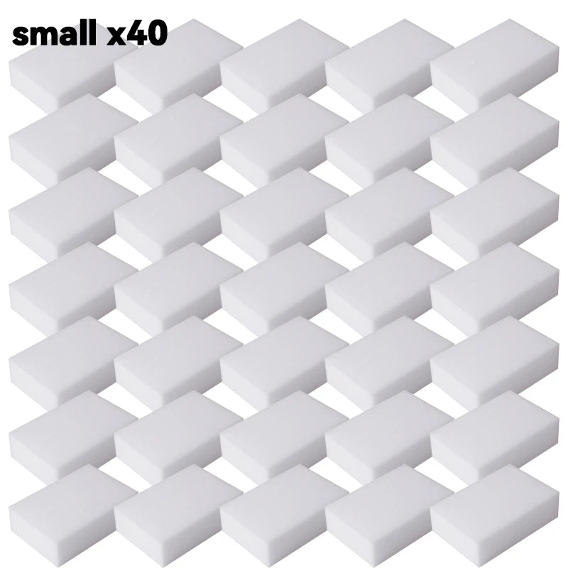 Lot de 5 ou 50 éponges magiques en mélamine, nettoyantes et ultra-absorbantes, pour la cuisine et la salle de bain, outils de nettoyage et produits ménagers