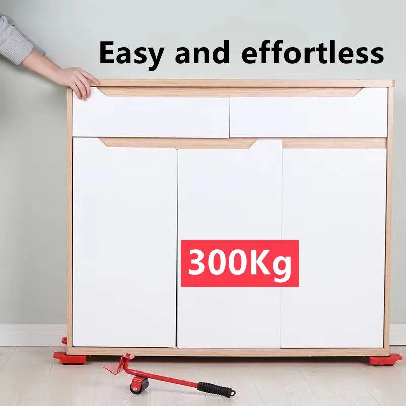 Kit de déménagement de meubles avec roulettes, outils de levage et de transport, barre de déplacement, appareil pour déplacer des objets lourds, outil manuel