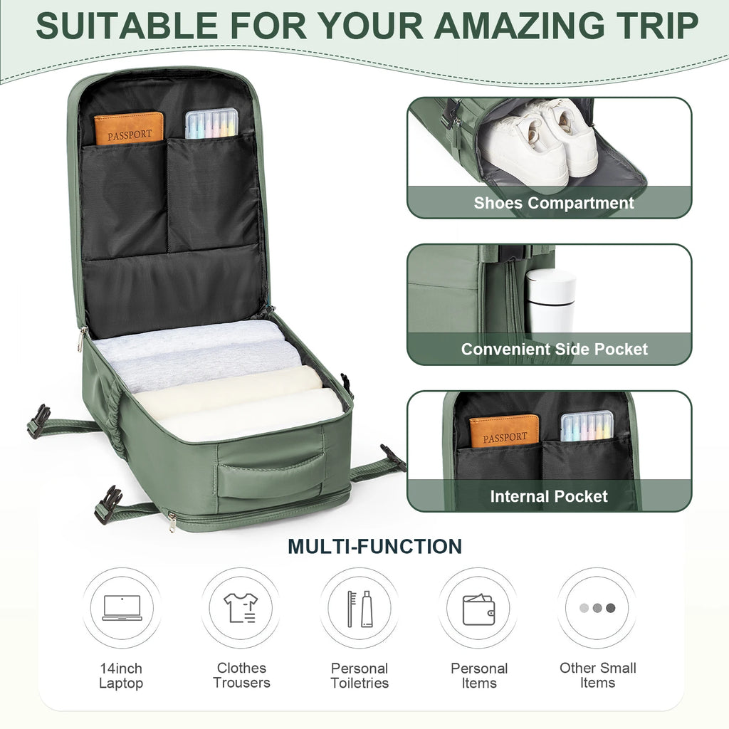 Ryanair sac à dos 40x20x25 sac de cabine sac à dos de voyage pour hommes femmes bagages à main loisirs sac à dos pour ordinateur portable backpack para viaje cabina