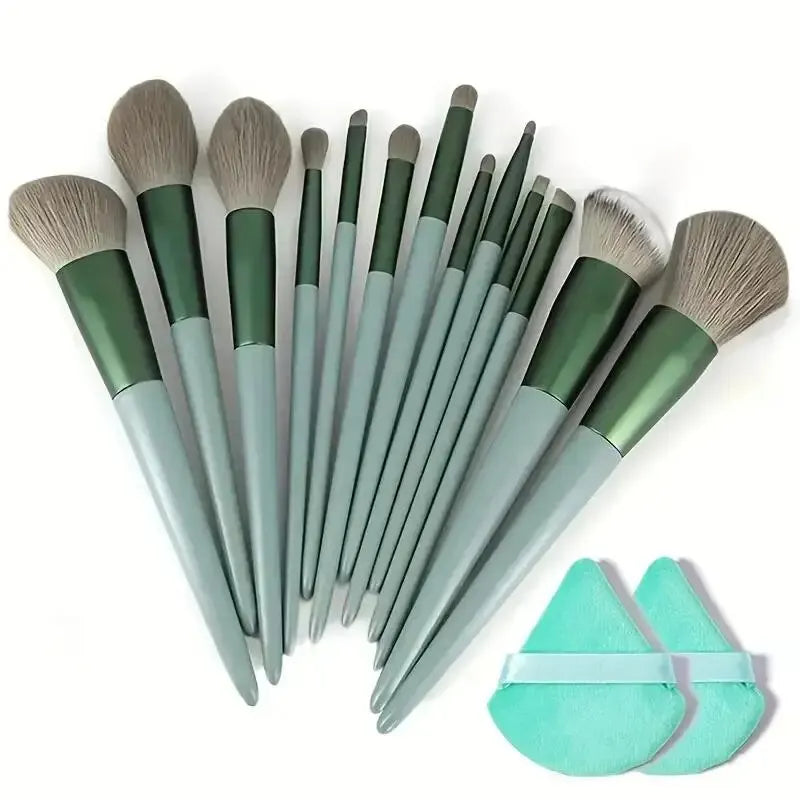 Ensemble de pinceaux de maquillage professionnels, doux et moelleux, pour fond de teint, poudre, fard à paupières, mélange Kabuki, outil de beauté