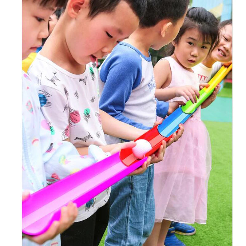 Jeu d'extérieur amusant pour enfants : balle en forme de U, transmission, collaboration d'équipe, entraînement sensoriel, jeu interactif parent-enfant