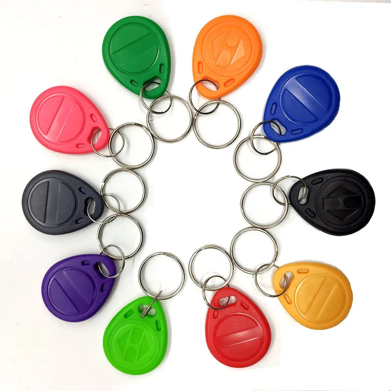 10 pièces EM4305 T5577 125KHz RFID étiquette réinscriptible porte-clés cartes de copie porte-clés inscriptibles écrire des étiquettes pour carte de copie