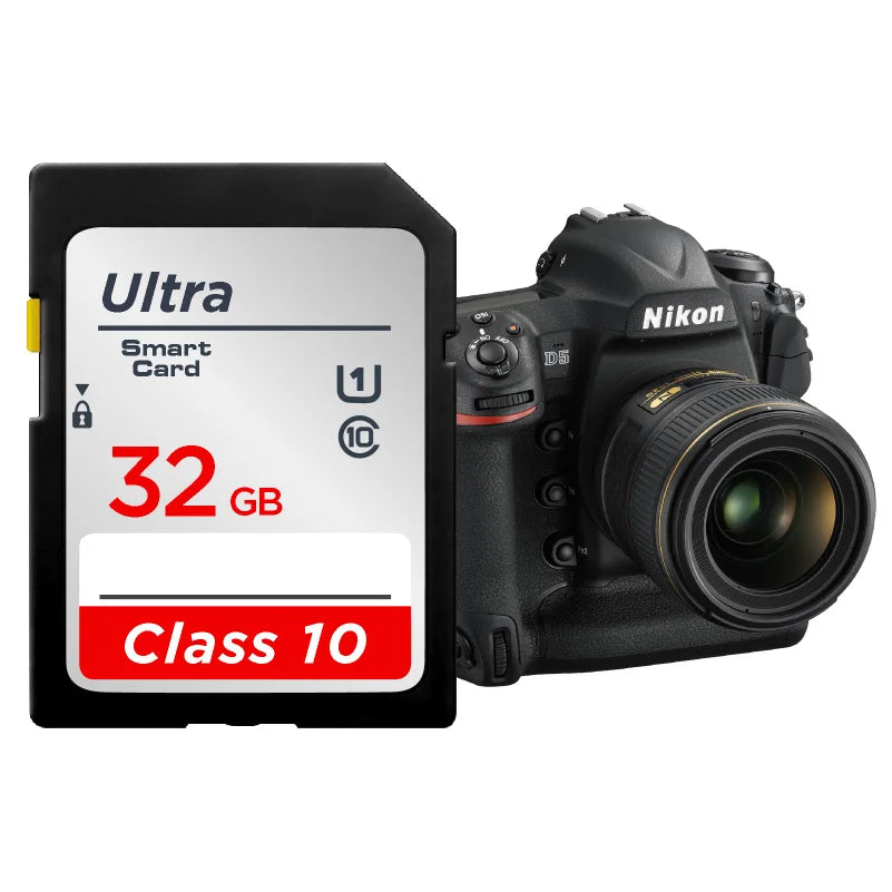 Carte SD 64 Go 128 Go 256 Go V10 16 Go 32 Go Carte mémoire SD Flash haute vitesse pour appareil photo