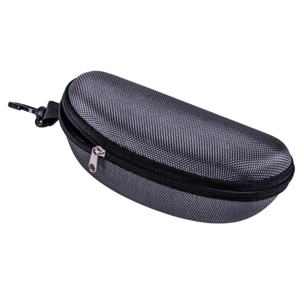 Étui à lunettes de soleil Portable, 1 pièce, protecteur en tissu Oxford dur EVA, étui à lunettes à fermeture éclair avec mousqueton, accessoires pour lunettes unisexes