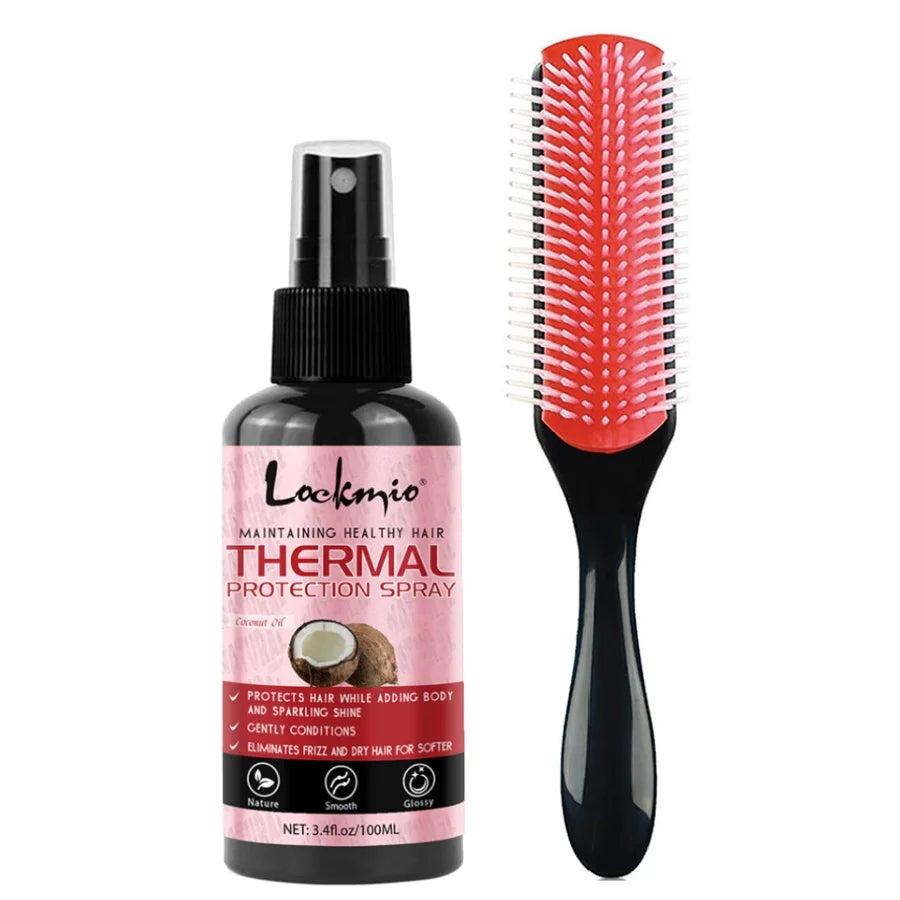 Spray protecteur thermique pour cheveux, sérum protecteur de chaleur, protège les cheveux des dommages causés par les UV, après-shampoing hydratant pour femmes