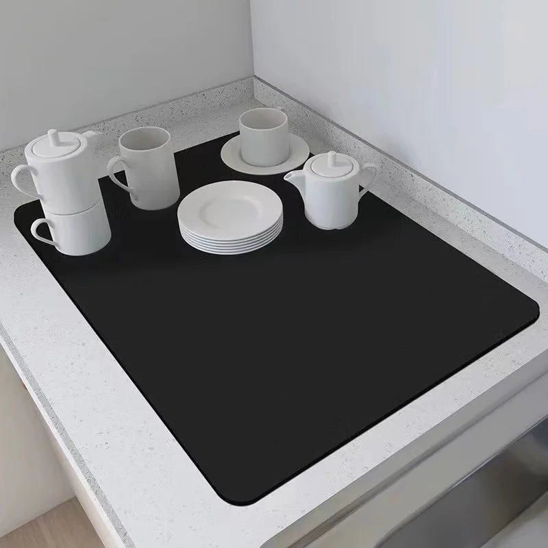 VIKAMA 30X40CM napperons de café en Diatomite napperons de Table individuels napperon de Table tapis absorbant de cuisine Mini tapis