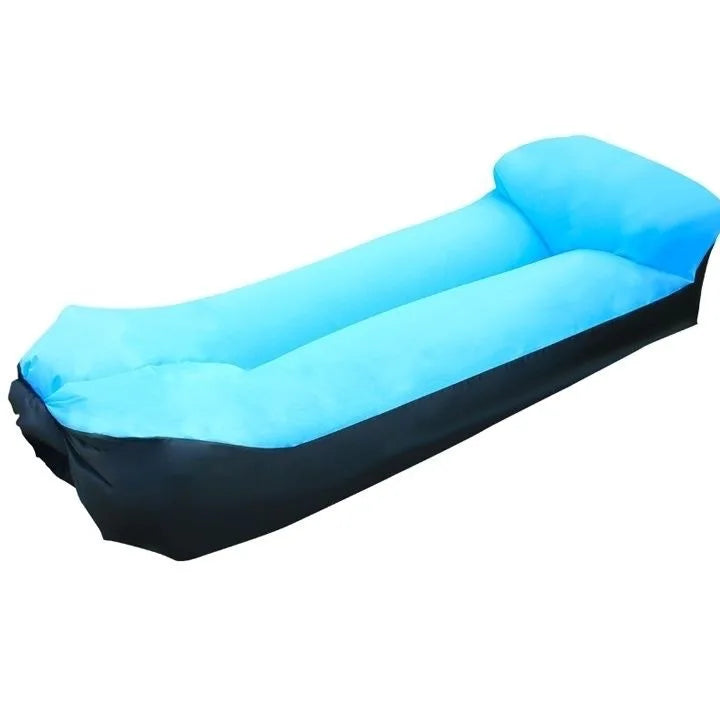 Canapé gonflable paresseux d'extérieur portable, canapé gonflable pliable pour le camping, mobilier d'extérieur, chaise longue gonflable