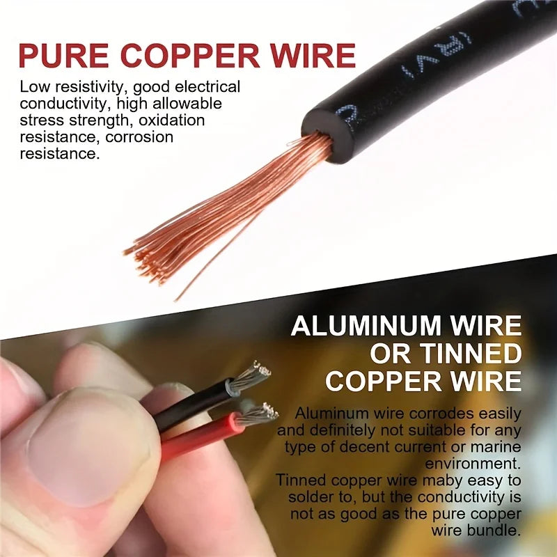 Connecteur de fil électrique à 2 broches, prise mâle femelle 18awg, connecteurs de fil à déconnexion rapide pour voiture et camion 10 pièces
