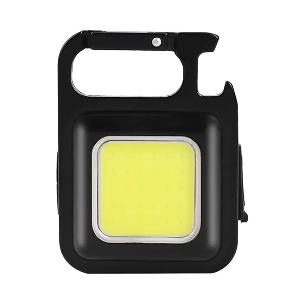 Super Bright MINI COB Keychain Flashlight Charging Lamp Camping Lights with Magnet 3 Lighting Modes for Camping Home