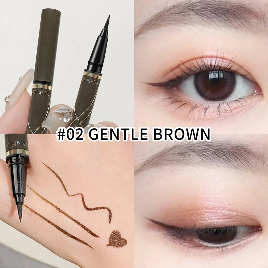 Stylo eyeliner gel fin – Texture lisse et waterproof, sans bavure, haute pigmentation, application facile, multicolore, maquillage des yeux longue tenue