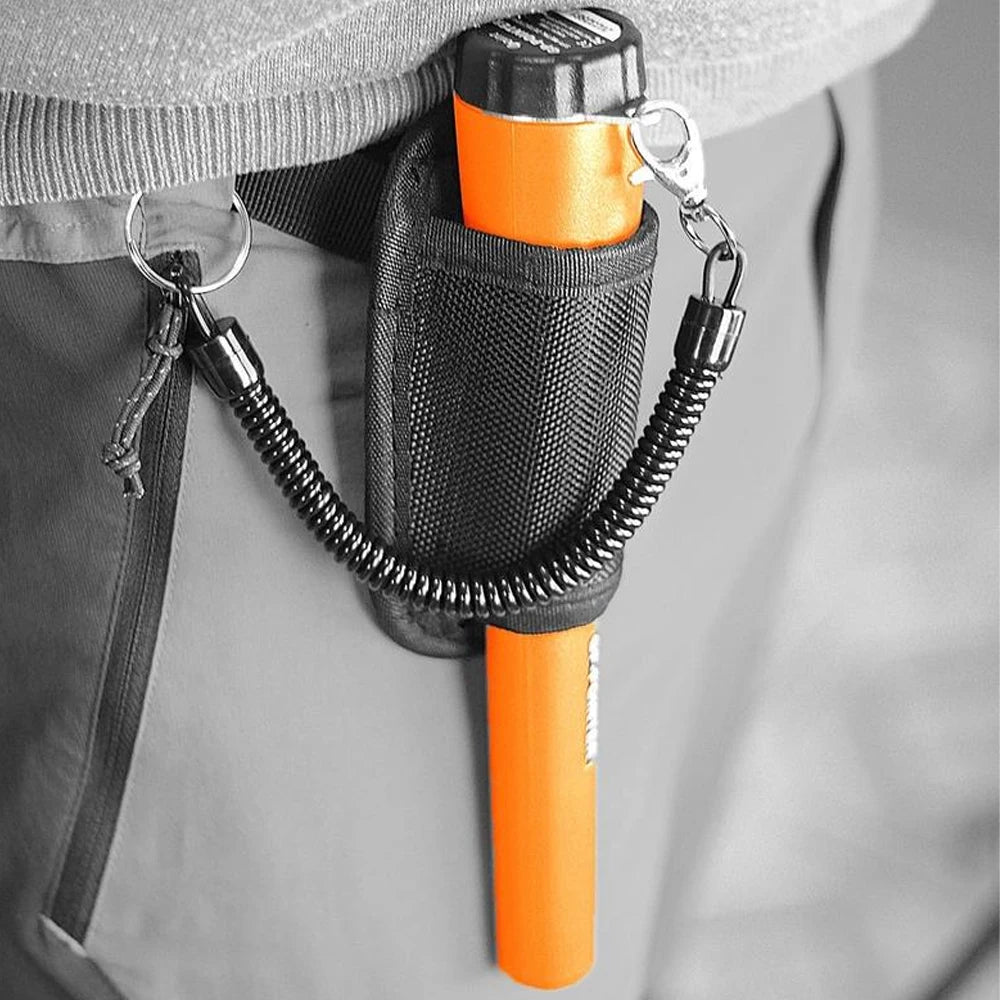 Détecteur de métaux portatif professionnel étanche avec pointeur et technologie de balayage latéral à 360° pour la recherche de trésors et d'or en extérieur