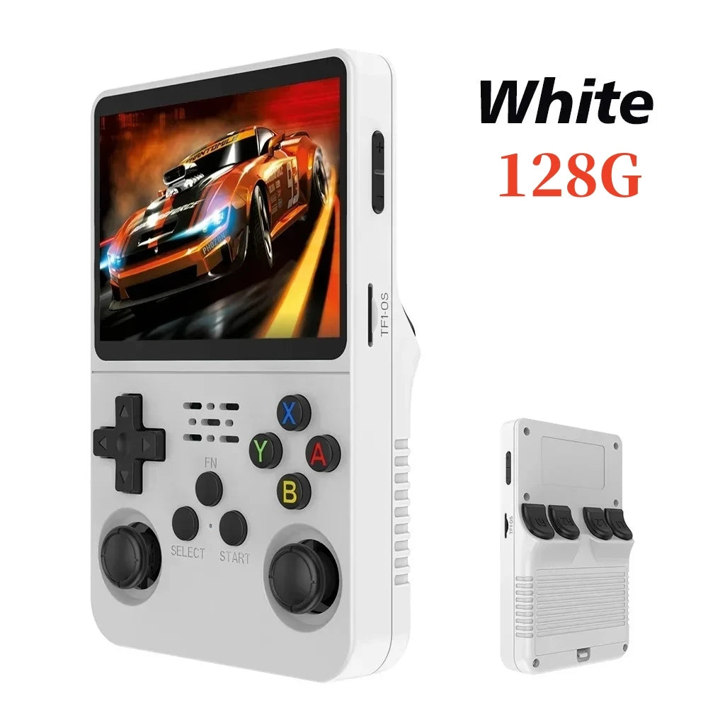 Console de jeu vidéo portable rétro R36S, système Linux, écran IPS de 3,5 pouces, lecteur portable, jeux de 64 Go, plusieurs couleurs sont disponibles