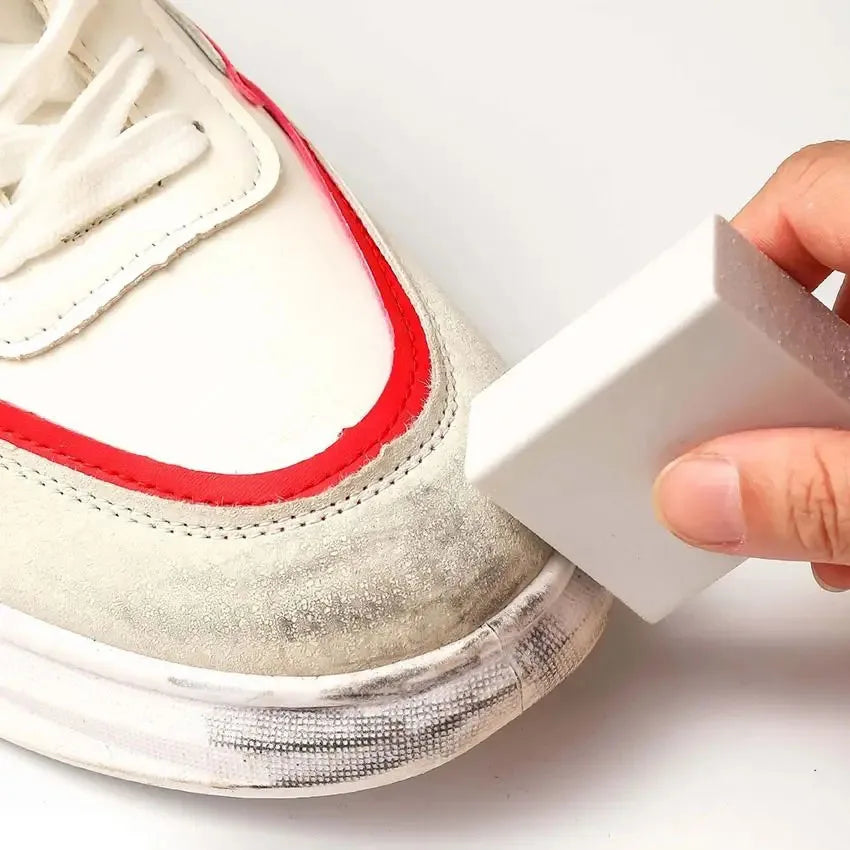 Gomme de nettoyage de chaussures en daim et caoutchouc blanc, brosse à chaussures, bloc en caoutchouc, daim, peau de mouton, mat, soins du cuir