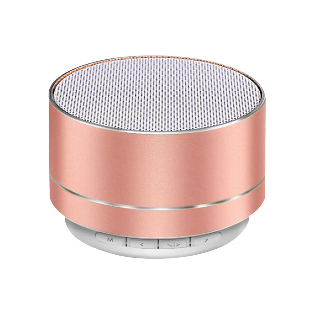 Enceinte Bluetooth sans fil Small Steel Cannon avec caisson de basses, mini enceinte Bluetooth portable, couleurs variées, pour PC et ordinateurs portables