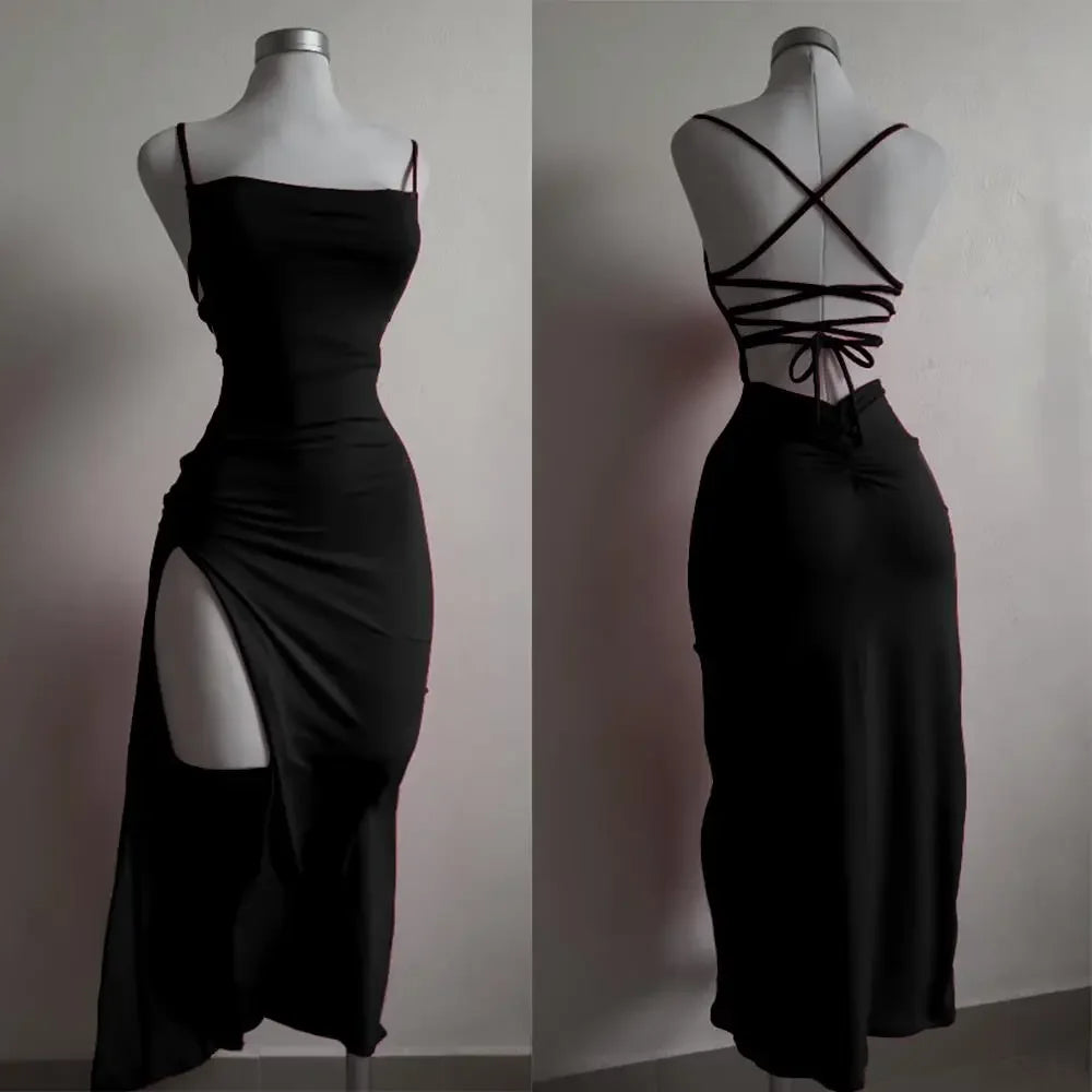 Robe d'été explosive 2025, ultra-sensible, dos nu, style Spice Girl, robe taille basse