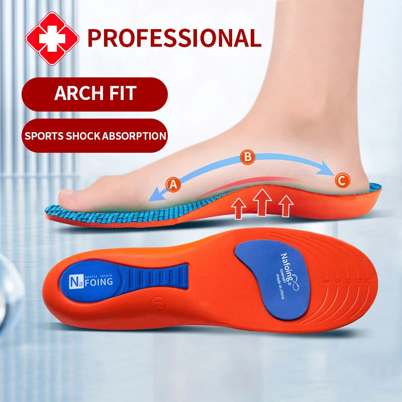 Semelles orthopédiques de Sport pour pieds hommes femmes EVA respirant chaussures d'absorption des chocs semelle intérieure pour la course à pied basket-ball Sport coussinets de soins