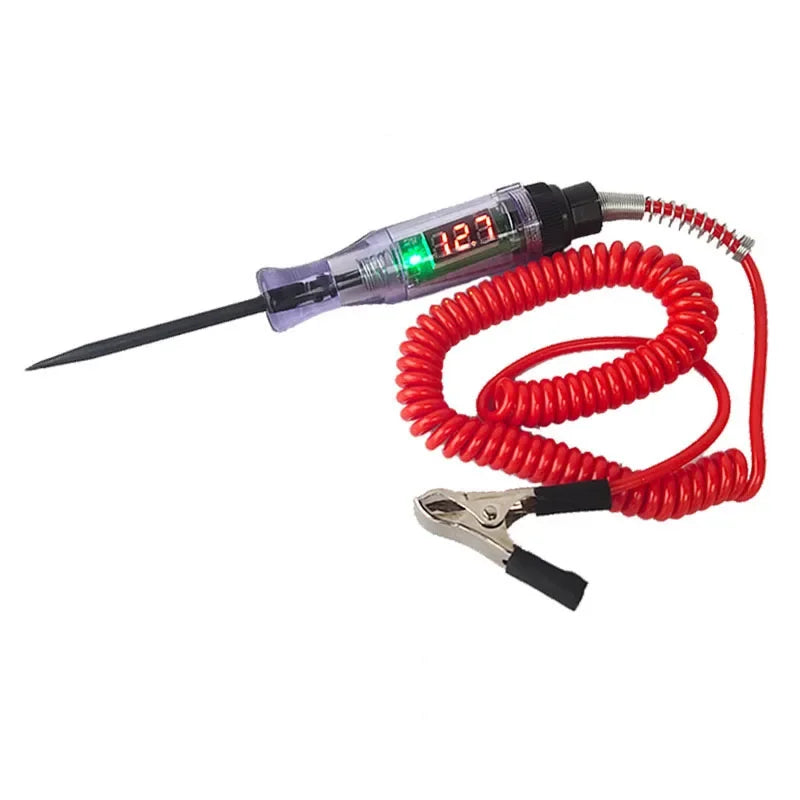 Testeur de Circuit de tension de camion de voiture 6V 12V 24V, sonde de Diagnostic automobile, stylo de Test d'ampoule, stylo de mesure électrique, outils de réparation