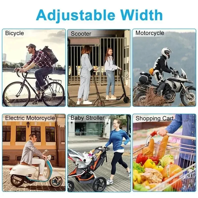 360° Rotatable Electric Bicycle Phone Holder for Smartphone Riding MTB Bike Moto Motorcycle Stand GPS Bracket Non-slip Cycling
