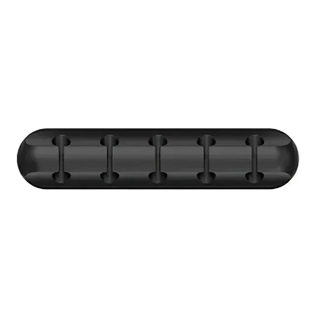 Enrouleur de câble USB en Silicone, organisateur de fil de câble, Clips de gestion auto-adhésifs pour souris, clavier, casque, pour iPhone Huawei