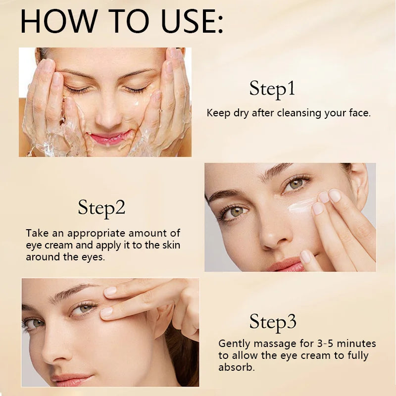 La crème pour les yeux au miel éclaircit les cernes, raffermissant la peau Instant Eye Repair Essence Eye Beauty treatment
