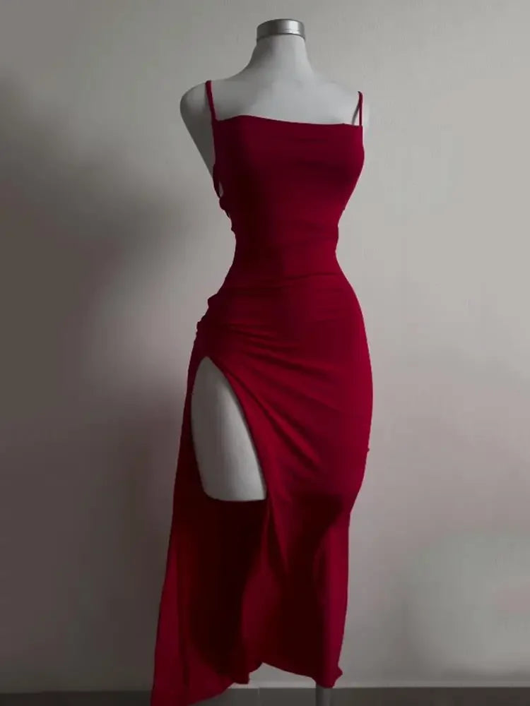 Robe d'été explosive 2025, ultra-sensible, dos nu, style Spice Girl, robe taille basse