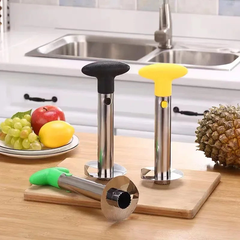 Trancheuse à ananas, éplucheuse, coupe-ananas, couteau d'office, ustensiles de cuisine en acier inoxydable, accessoires et gadgets de cuisine