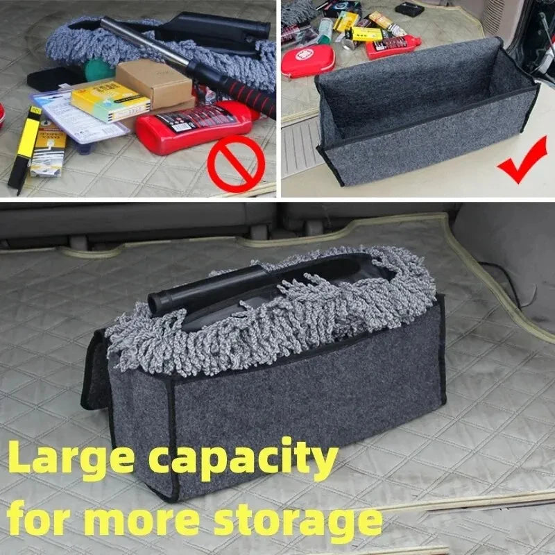 Organisateur de coffre de voiture pliable, poignée ergonomique, pour suv/berlines/camions, tissu durable, 1 paquet