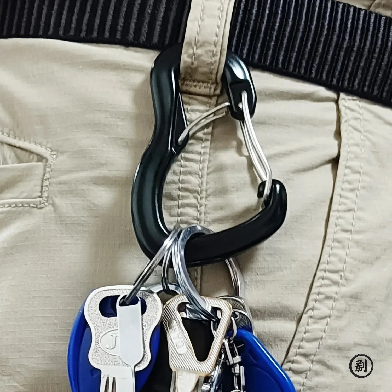 Boucle de verrouillage double pour hamac d'extérieur, boucle de suspension multifonctionnelle en alliage d'aluminium, boucle de suspension rapide pour hamac de camping
