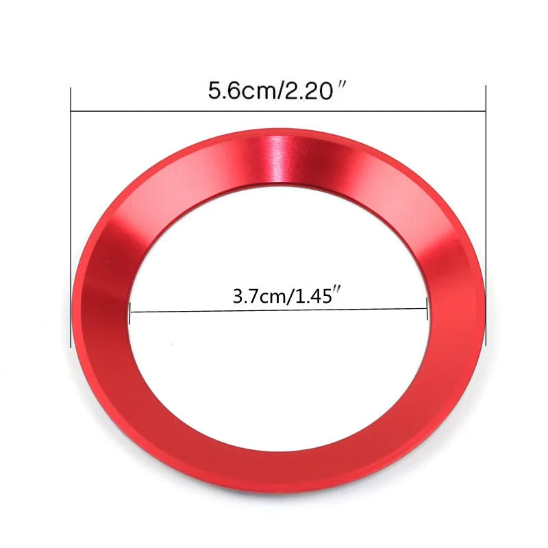 Étui décoratif pour volant Ceyes Car Styling, emblème circulaire, accessoire de style pour Volkswagen VW Golf 4 5 Polo Jetta Mk6