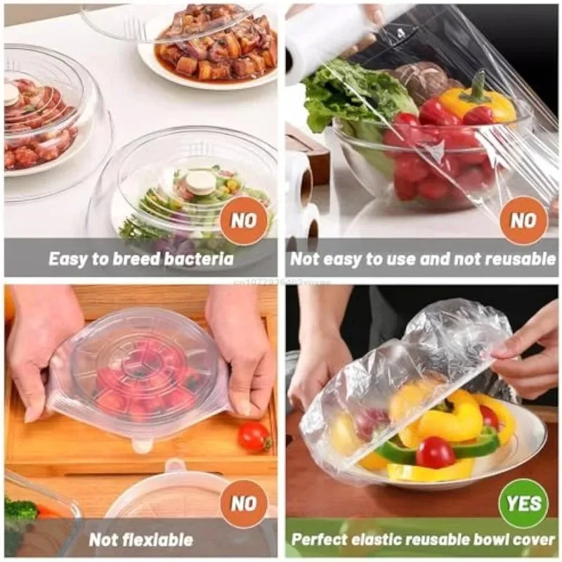 Couvercle alimentaire jetable coloré, couvercle anti-poussière de qualité alimentaire, film plastique élastique, bonnet de douche, couvercle pour aliments aux fruits, sac de conservation frais