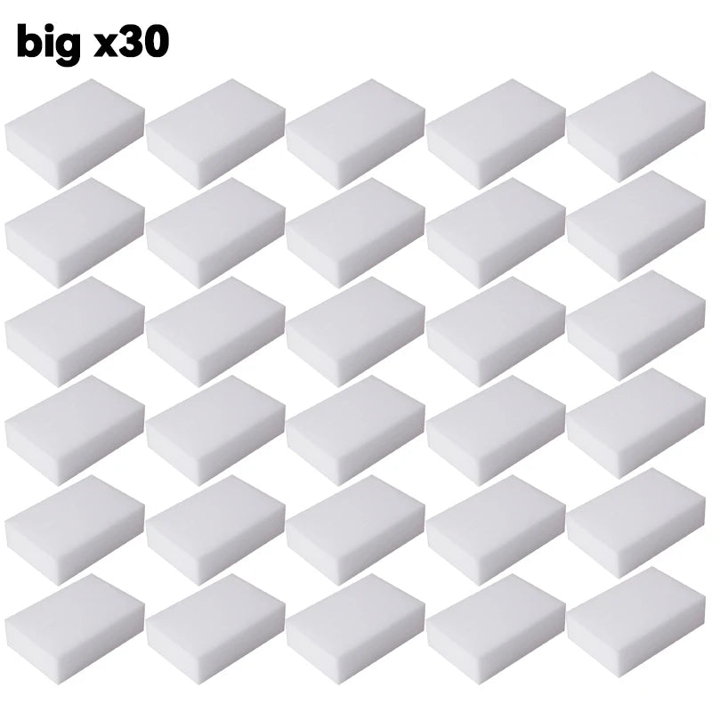 Lot de 5 ou 50 éponges magiques en mélamine, nettoyantes et ultra-absorbantes, pour la cuisine et la salle de bain, outils de nettoyage et produits ménagers