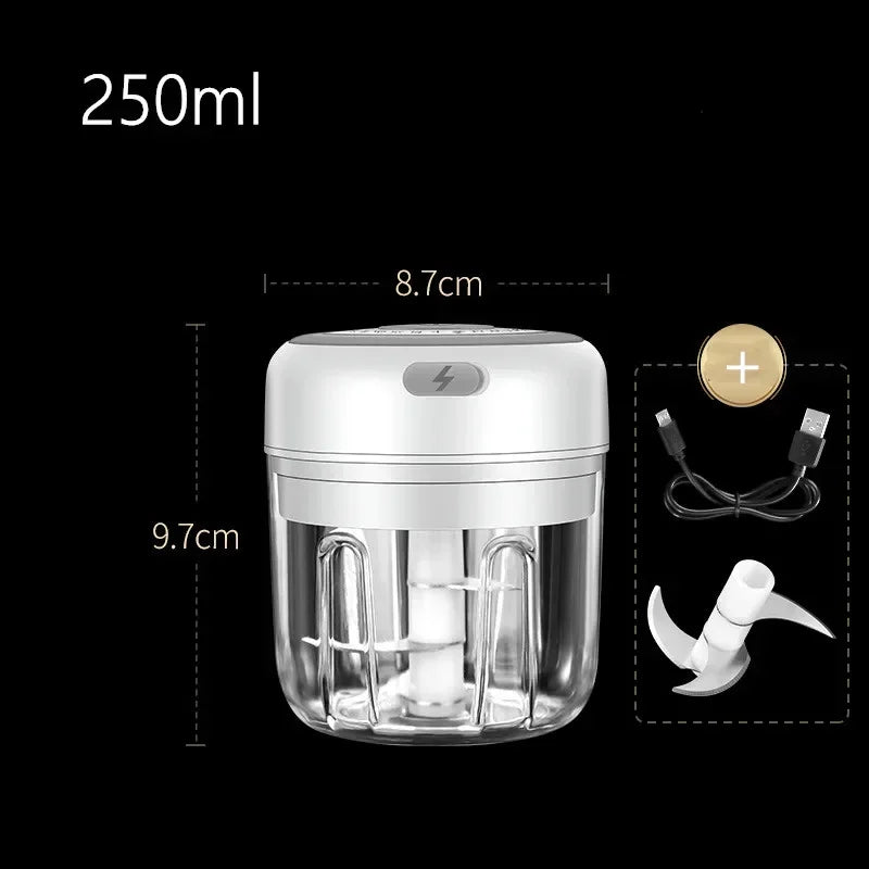500/900ML Manual Meat Mincer Garlic Chopper Rotate Garlic Press Crusher Vegetable Onion Cutter Kitchen Cooking Accessories