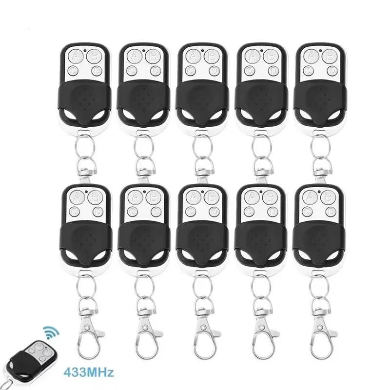 Duplicateur universel de porte de garage à 4 boutons, 433 MHz, code tournant à apprentissage fixe, 5/10 pièces