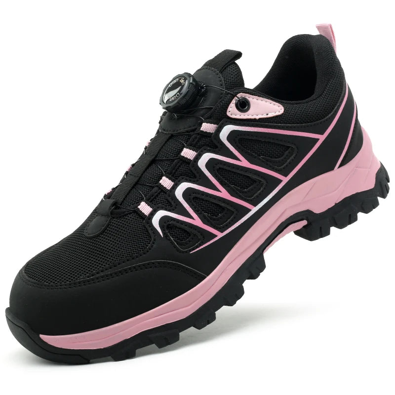 Chaussures de sécurité de travail pour hommes, baskets de protection légères, chaussures légères pour femmes, respirantes, Anti-perforation