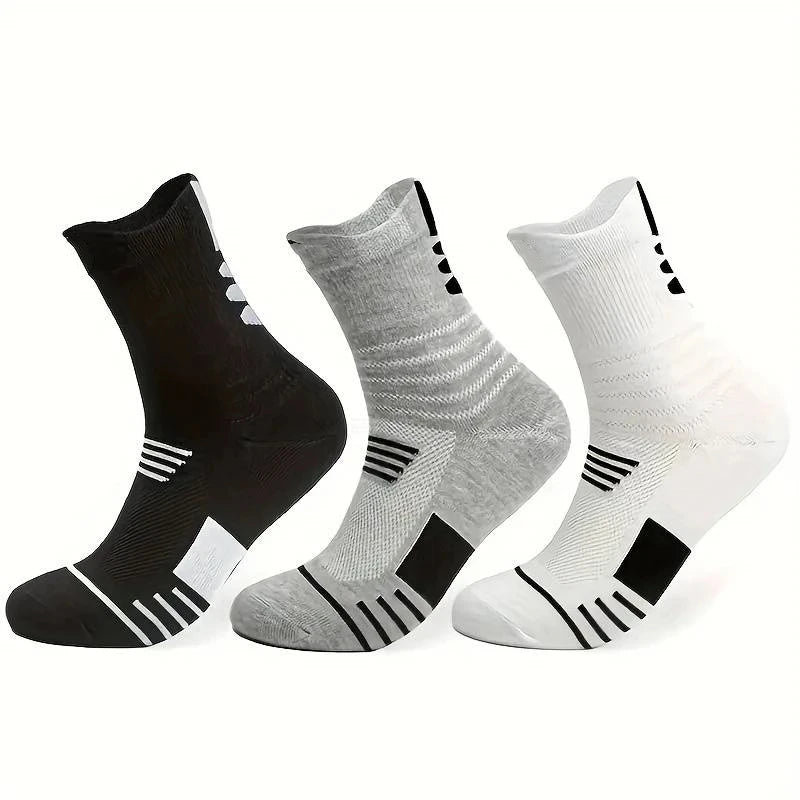 1 paire de chaussettes confortables et respirantes en coton pour hommes, chaussettes d'été pour hommes