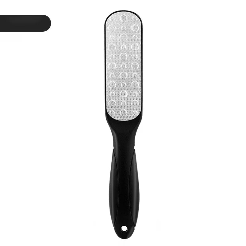 Lime à pieds double face en acier inoxydable 304 de haute qualité, éliminateur de callosités pour peaux mortes, outil de pédicure professionnel, grattoir à callosités