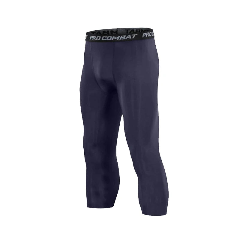Pantalons de Compression pour hommes, collants, Leggings secs et frais, couche de base de sport, collants de course, Shorts actifs d'entraînement athlétique