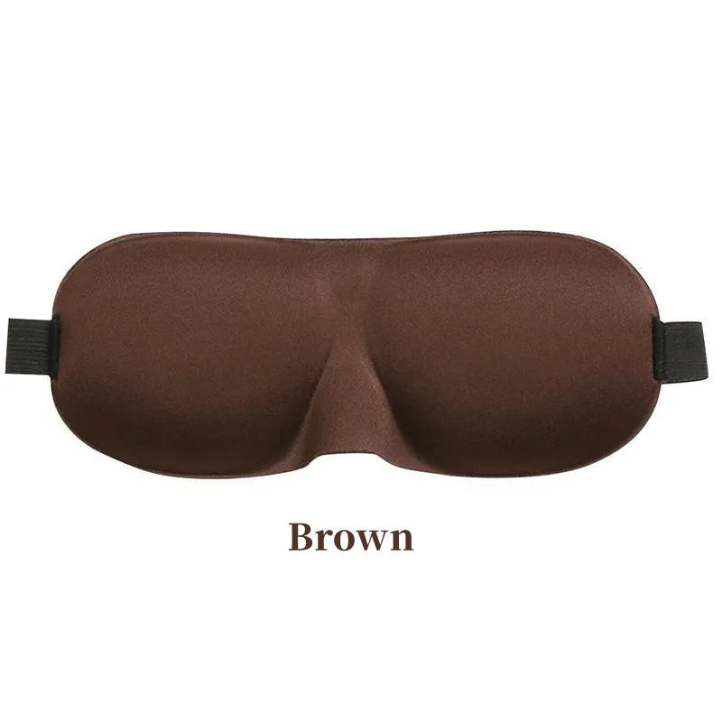Masque pour les yeux de sommeil 3D, aide au repos de voyage, Patch de couverture pour les yeux, masque de sommeil doux, bandeau pour les yeux, masseur relaxant